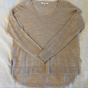 Madewell womens cream sweater